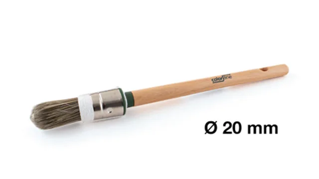 Pinceau rond, manche en bois, Pro Colorline 'Chinex-Polyester mix' 10 mm