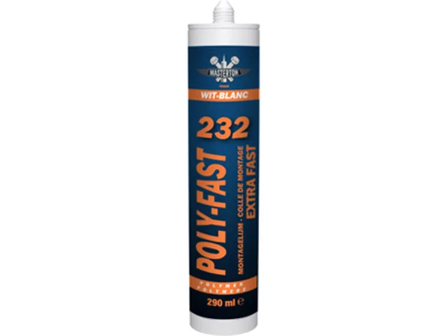 Colle de montage POLY-FAST blanc 232, 290ML