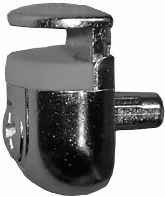Taquet pour verre 5 mm réglable 5-8 mm nickelé /pce