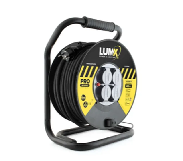 Professionelle Kabeltrommel - 40 m - PRO - 2P + T