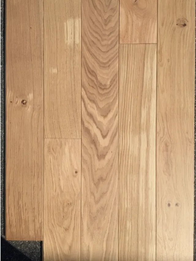 S.R.C Meunier Aspect Bois Brut GO2 150x14 mm - Parquet Massif Chêne Francais fini d'usine