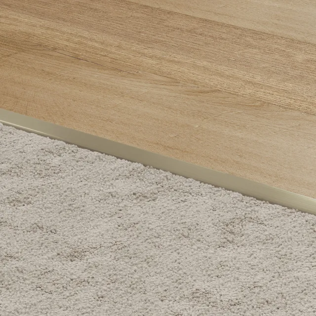 Quick-Step Profilé de bordure Champagne 2000x21x10 mm