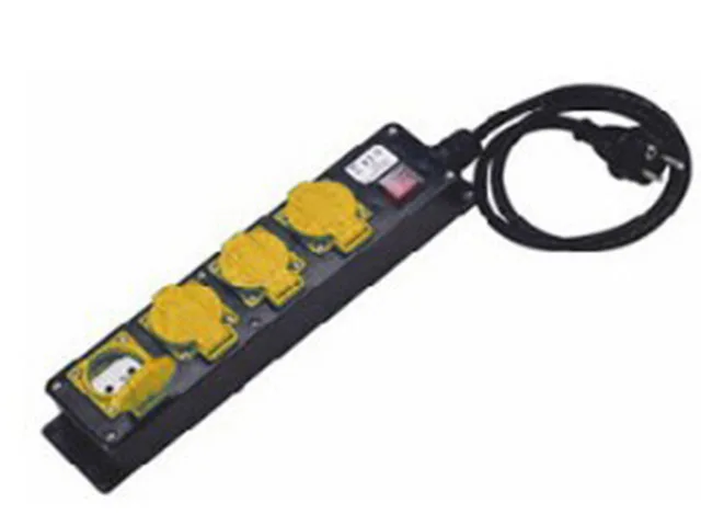 MEDELON Baustellen-Steckdosenblock IP44 H07RN-F 3G2,5-4P 5m