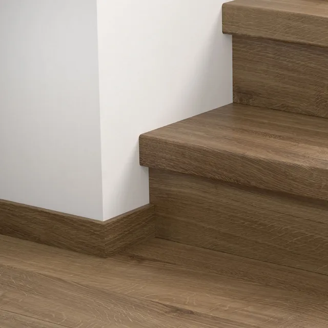 Quick-Step Couvre-marches stratifié Eligna Chêne Newcastle marron