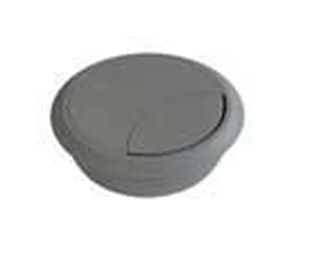 Passe câble gris foncé PVC 60mm - Biemar Bois