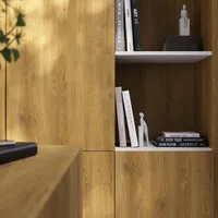Stratifié 0H781 W06 Chêne Romantique Miel Naturel - Biemar Bois-2