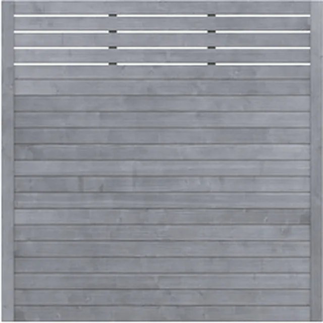 NEO DESIGN Gris, Panneau avec haut ajouré 179 x 179 cm