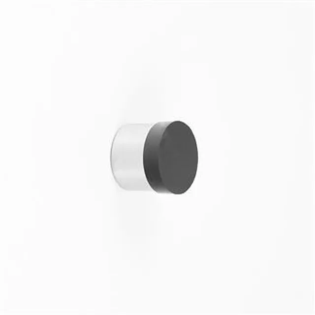 Arrêt de porte mural 25mm dia 30mm, finition inox