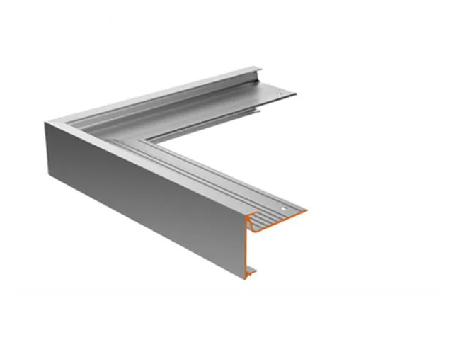 Rive Alu à clips / Embase / Angle extérieur