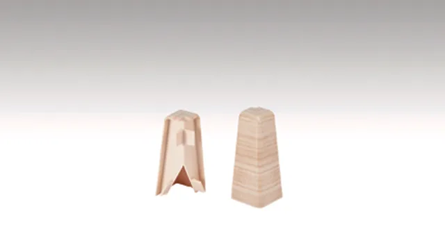 Angle extérieur conçu pour les plinthes 3PK Chêne clair 2034
