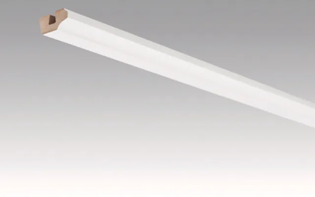 Moulure plafond/clips 19/38 mm MC Blanc uni brillant FD / 2380*38*19mm