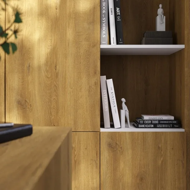 Stratifié 0H781 W06 Chêne Romantique Miel Naturel - Biemar Bois-2