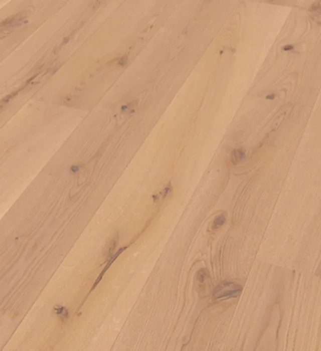 Meister PD 200 - 5385 00 8325 : parquet semi massif chêne rustique crème GO2 verni épaisseur 13 mm.