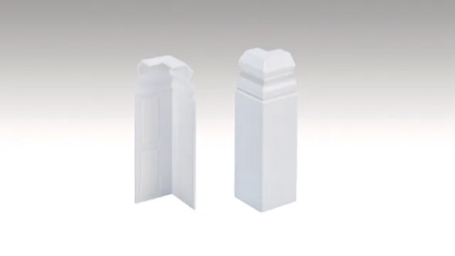 Angle extérieur conçu pour les plinthes 12 PK Blanc 2001