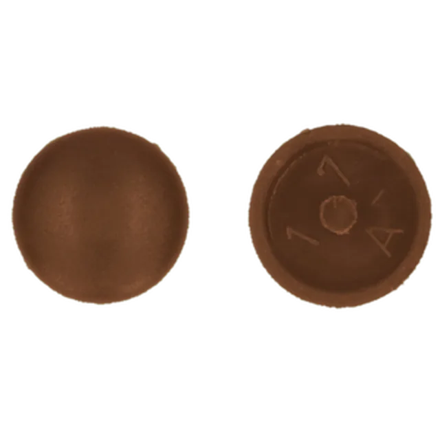 Capuchon à tenon pour tête de vis 12,brun noisette R8011 (emb: 200pces)