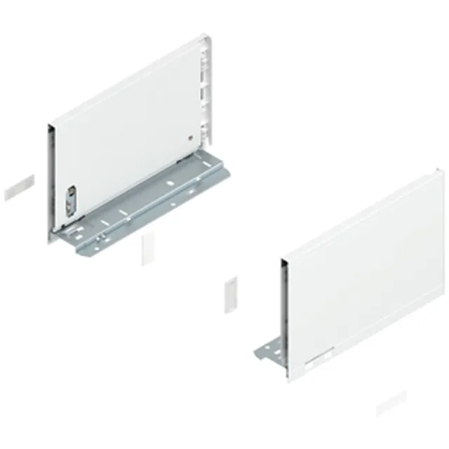 Set de côtés Legrabox G+D hauteur C, 400mm blanc soie