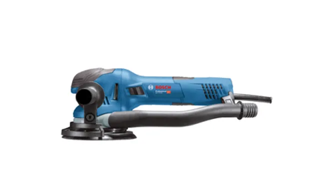 Ponceuse excentrique GET 75-150 Poignée, clé pour vis à six-pans, déflecteur, connexion d'aspirateur, 3x feuille abrasive, plateau