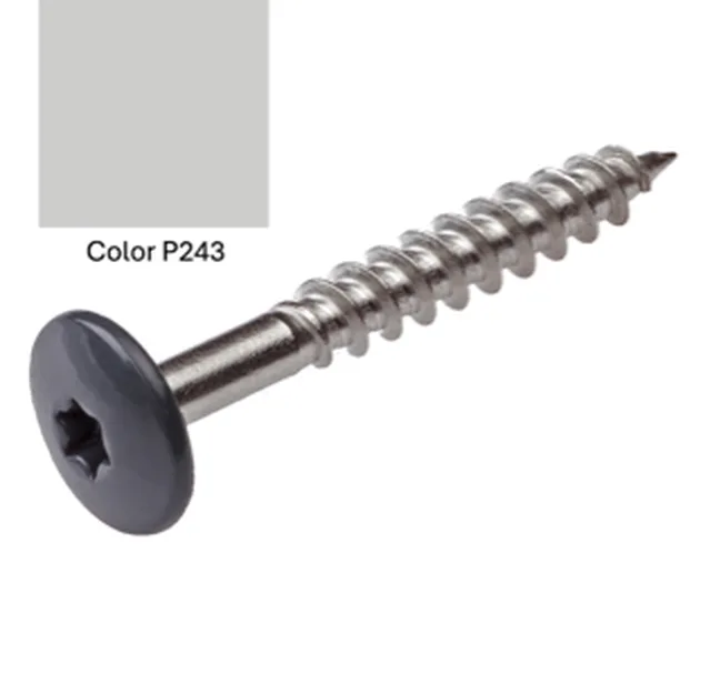 Vis Pictura PG243 grau 5,5*35 Edelstahl farbig 250 Stück