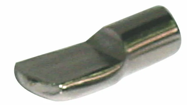 Taquet type cuillère en acier pour forage 7mm laiton poli /pièce