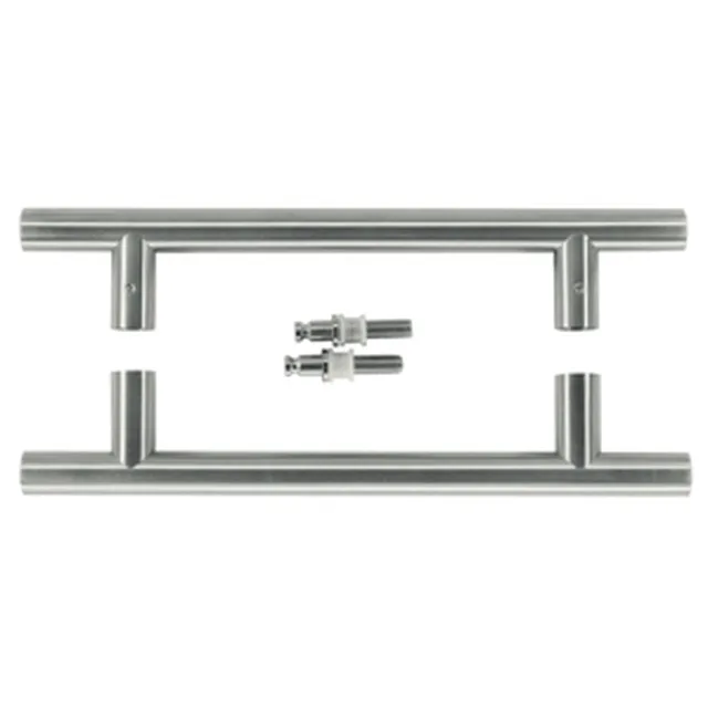 Zugstange T 20/200/300 Edelstahl Plus für Sicherheitsglas-Tür /Paar