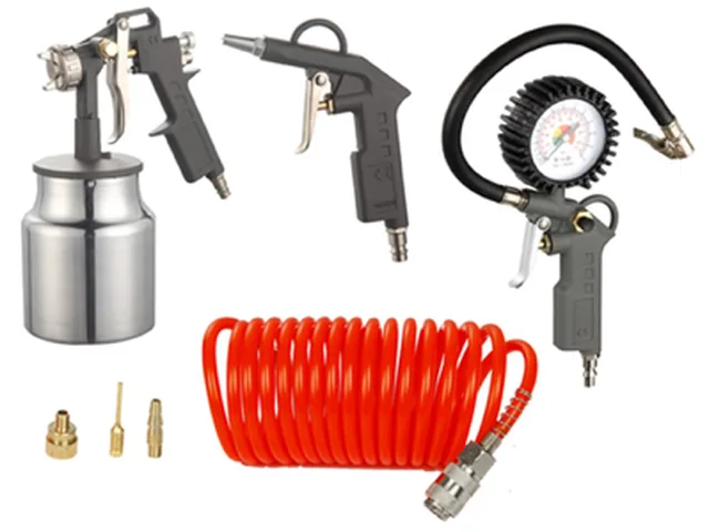 Kit accessoires air comprimé (7 pièces)