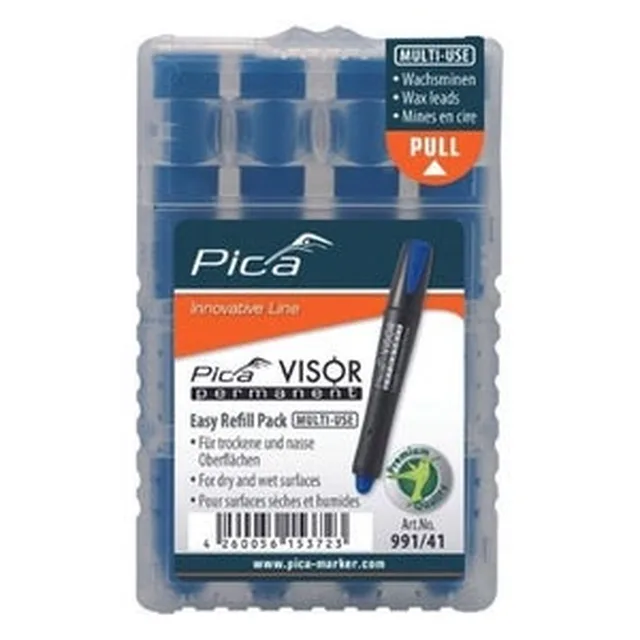 PICA VISOR mines permanent (5pcs) bleu