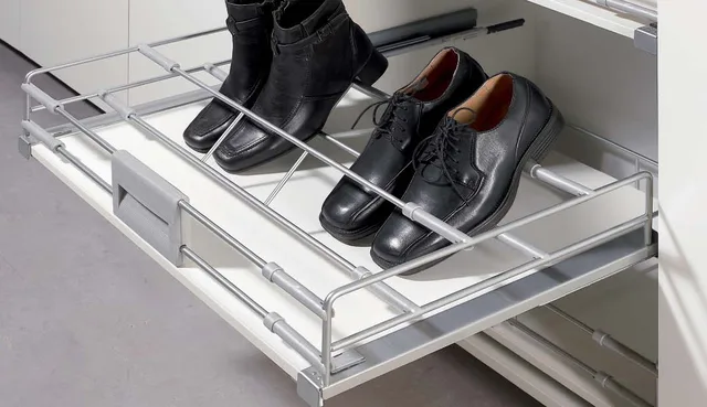 Tiroir à chaussures largeur variable 30kg 800-900mm - Biemar Bois