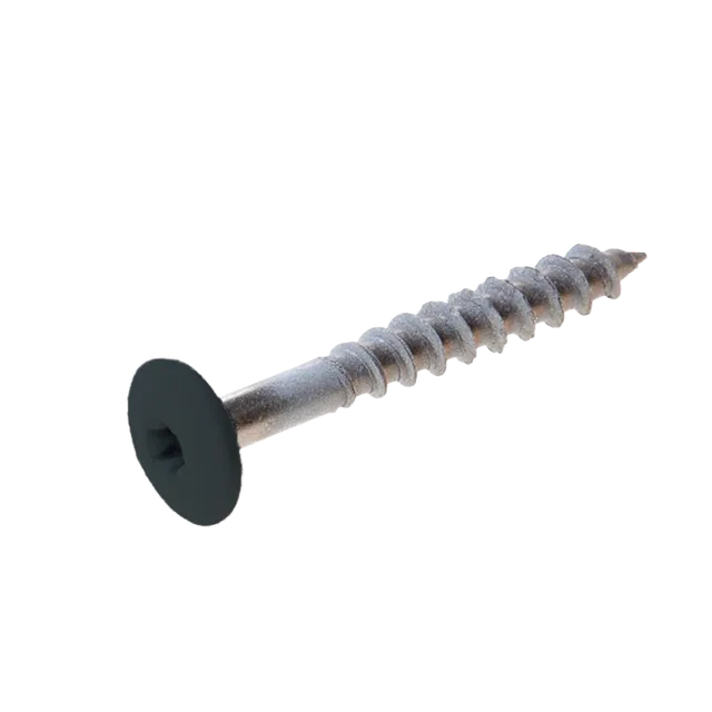 Vis Trespa inox A2 TX20 tête bombée (12 mm) 4,8x38 mm METEON LUMEN L2581 New York Grey (Emb de 100 pces)