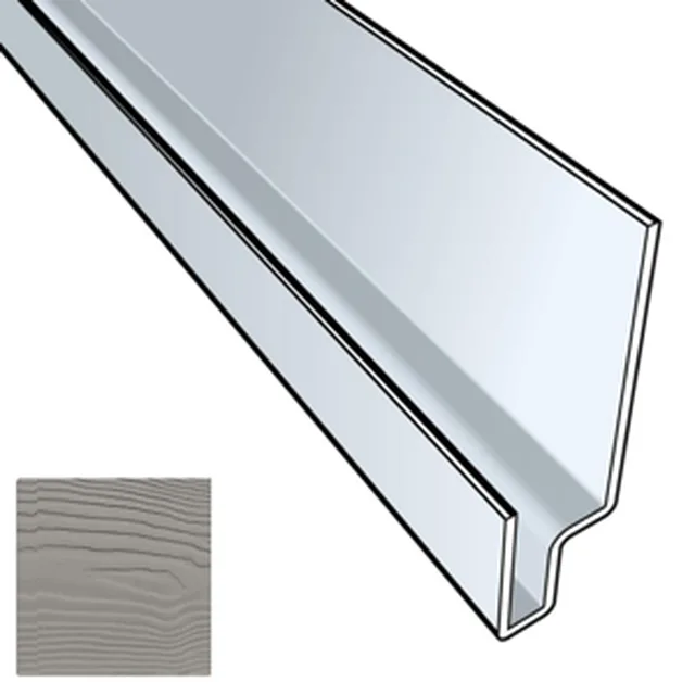 Cédral click profil linteau 3m -052 gris perle