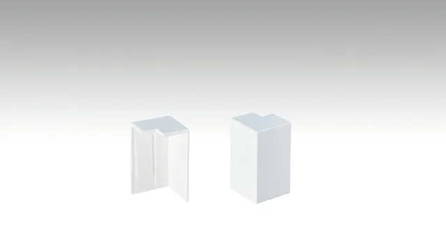 Plinthe 8 PK Blanc Uni Brillant FD - Biemar Bois-4