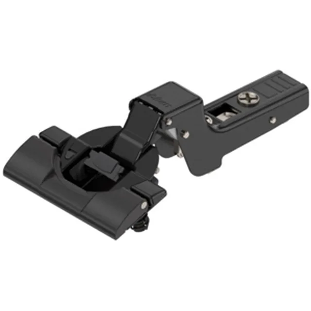 Charnière Clip Top 110°71B3790 Blumotion intégré Inserta pour porte encastrée, finition onyx noir