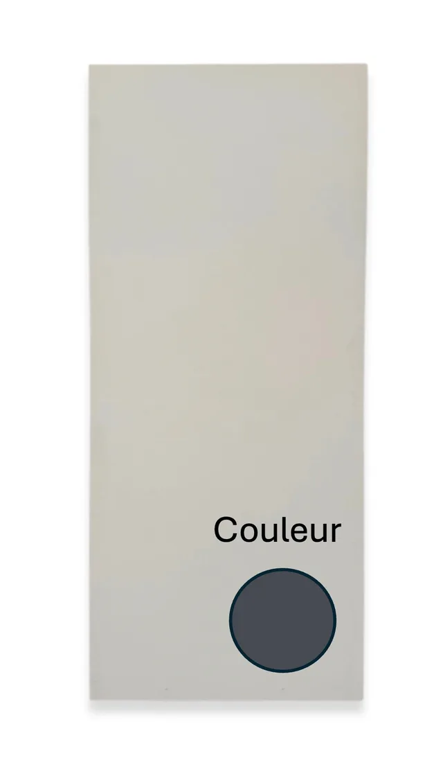 Porte CPL Anthracite Ch Plat 824x2017 mm - Biemar Bois