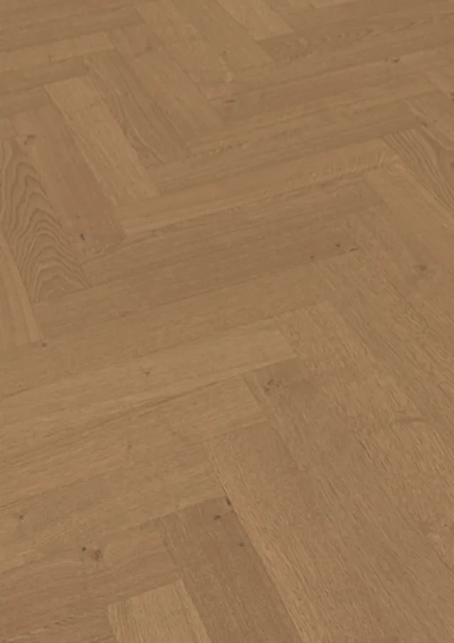Sol en bois Lindura HS 500 - verni ultra mat Chêne classique brun argile 20233 | brossé - 700*140*11mm (500010-0700140-20233)