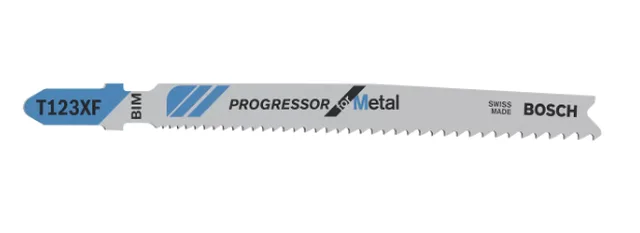 Lame de scie sauteuse T123 XF Progressor for Metal /5 pces