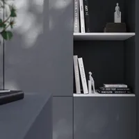 Stratifié 0F993 M01 Film Brushed Steel Blue - Biemar Bois-1