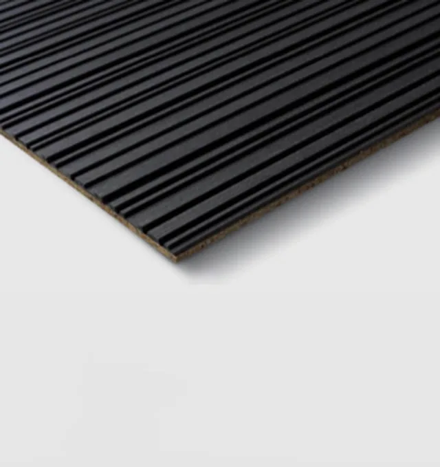 3D Wood - Flex PORTOFINO mit ALPI BLACK 10.43 Furnier - 3100x1250x4,8mm (LATHO FRESATI PORTOFINO)