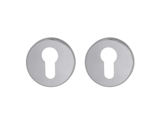 Rosaces Clip PZ inox mat /paire