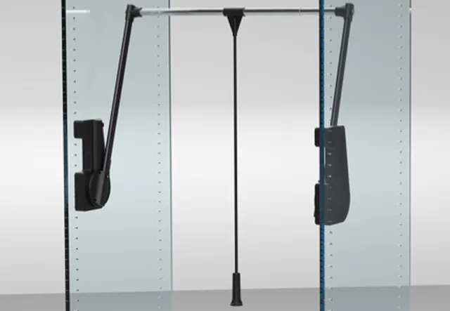 Elévateur de garde-robes LIFT 700, capacité de charge jusqu'à 15kg,mesure 780-1150mm noir