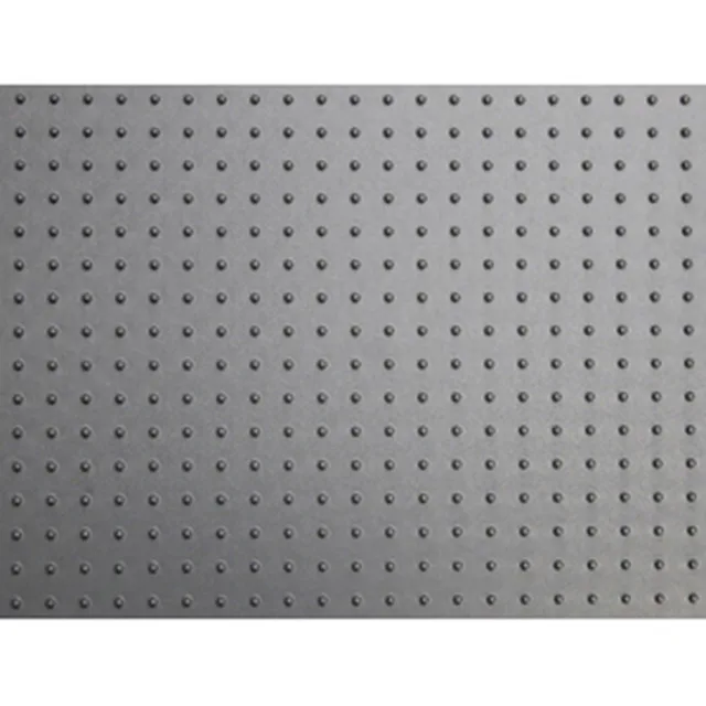Plaque de support pour poubelle 18mm gris/alu - largeur corps 60