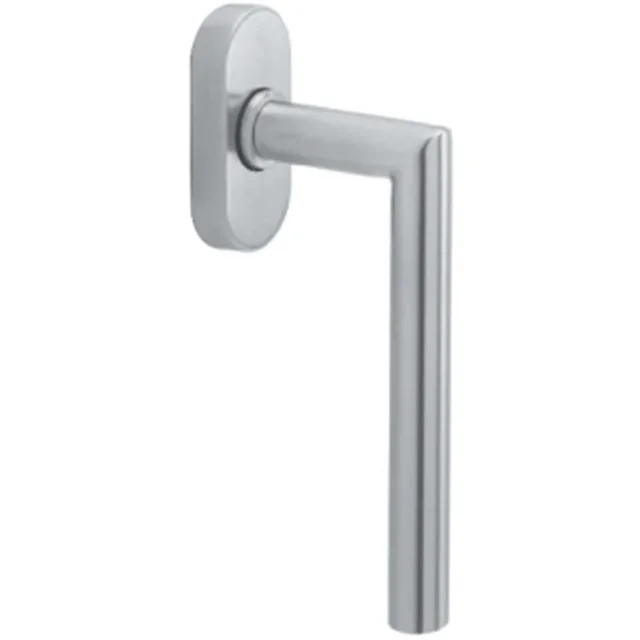 Poignée fenêtre 16mm, finition inox satiné