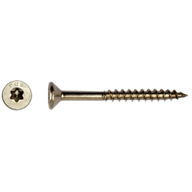 Vis à panneaux TF-T 6,0x180, tête fraisée,filet partiel, T20, inox A2 (emb: 200 pces)