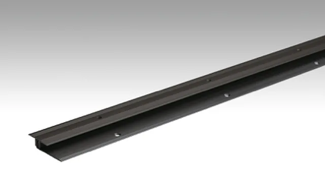 Verbindungsprofil Modell 202 Schwarz eloxiert / 1000mm