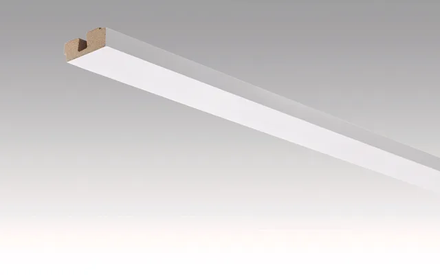 Moulure Carree MC Blanc Brillant 15/40mm - Biemar Bois