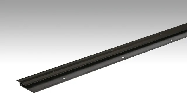 Profilé de jonction Modèle 102 Noir anodisé 1000mm - Biemar Bois