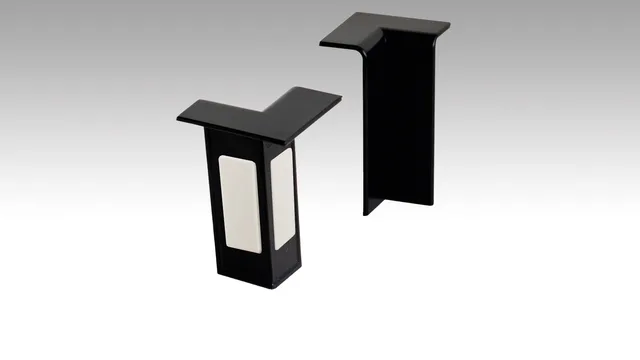 Plinthe Profilé 20 PK Noir - Biemar Bois-2