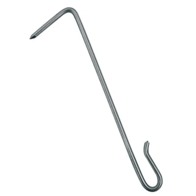 Crochets inox 17% 110mm DP droit à piquer /500pcs