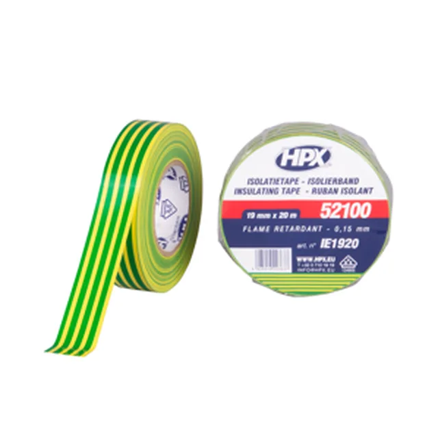 PVC-Isolierband VDE - gelb/grün 19mm x 20m