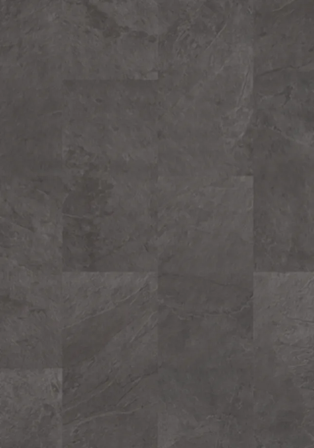 Quick-Step Oro AVSTU - 40035 Schwarzer Schiefer: Vinylboden mit integrierter Unterlage 610x303x5 mm