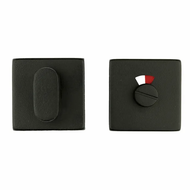 Garniture wc SQUARE SHAPE noir structure UV - Biemar Bois