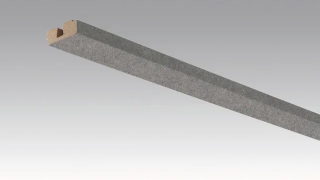 Moulure Carrée Non-Tissé Gris - Biemar Bois